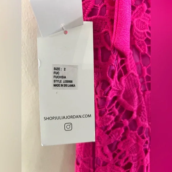 NEW JULIA JORDAN LACE MIDI DRESS SIZE: 2 - Picture 6 of 6